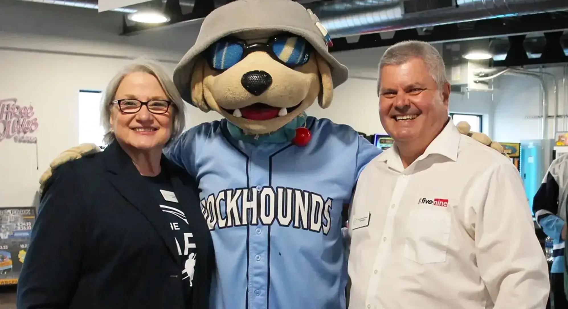 OAF members with the Dock Hound OAF members with the Dock Hound