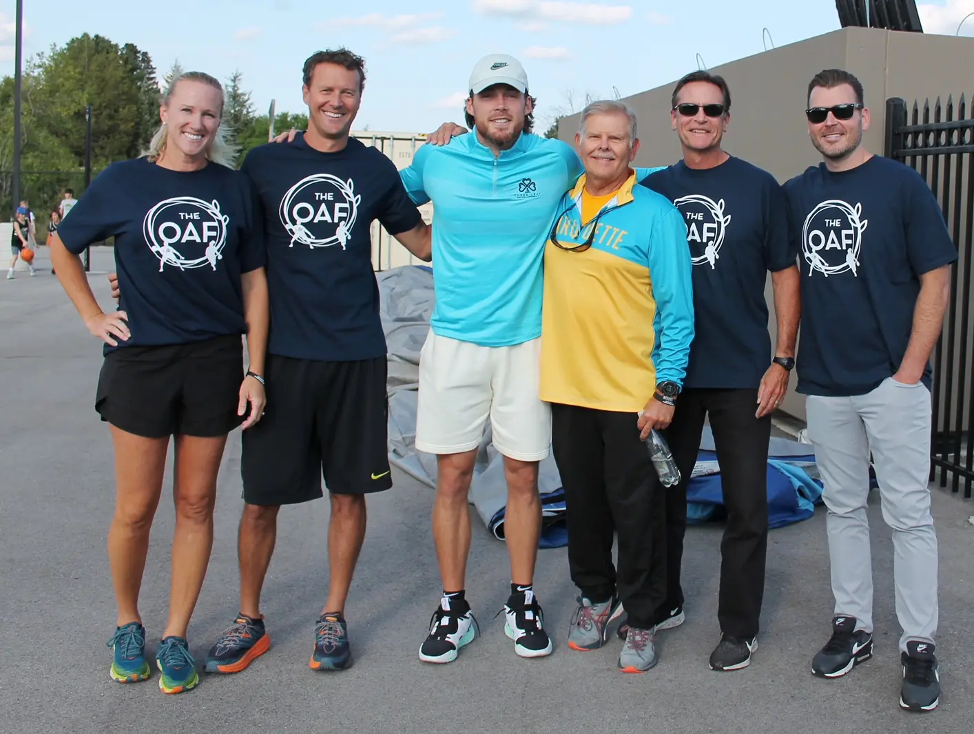 OAF members with Bucks player Pat Connaughton OAF members with Bucks player Pat Connaughton
